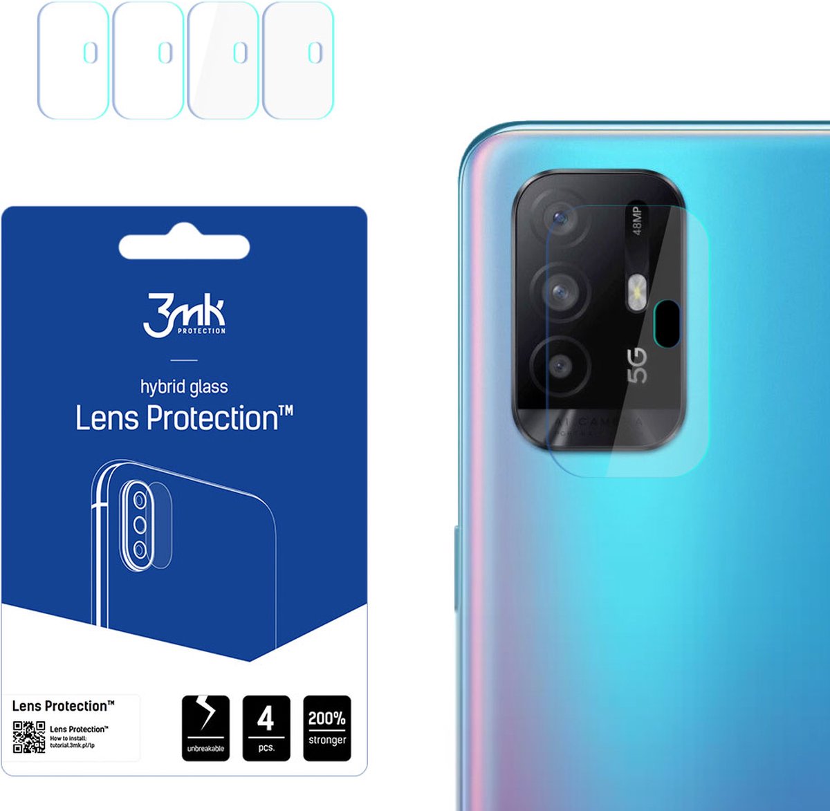 Oppo A95 5G - 3mk Lens Protection