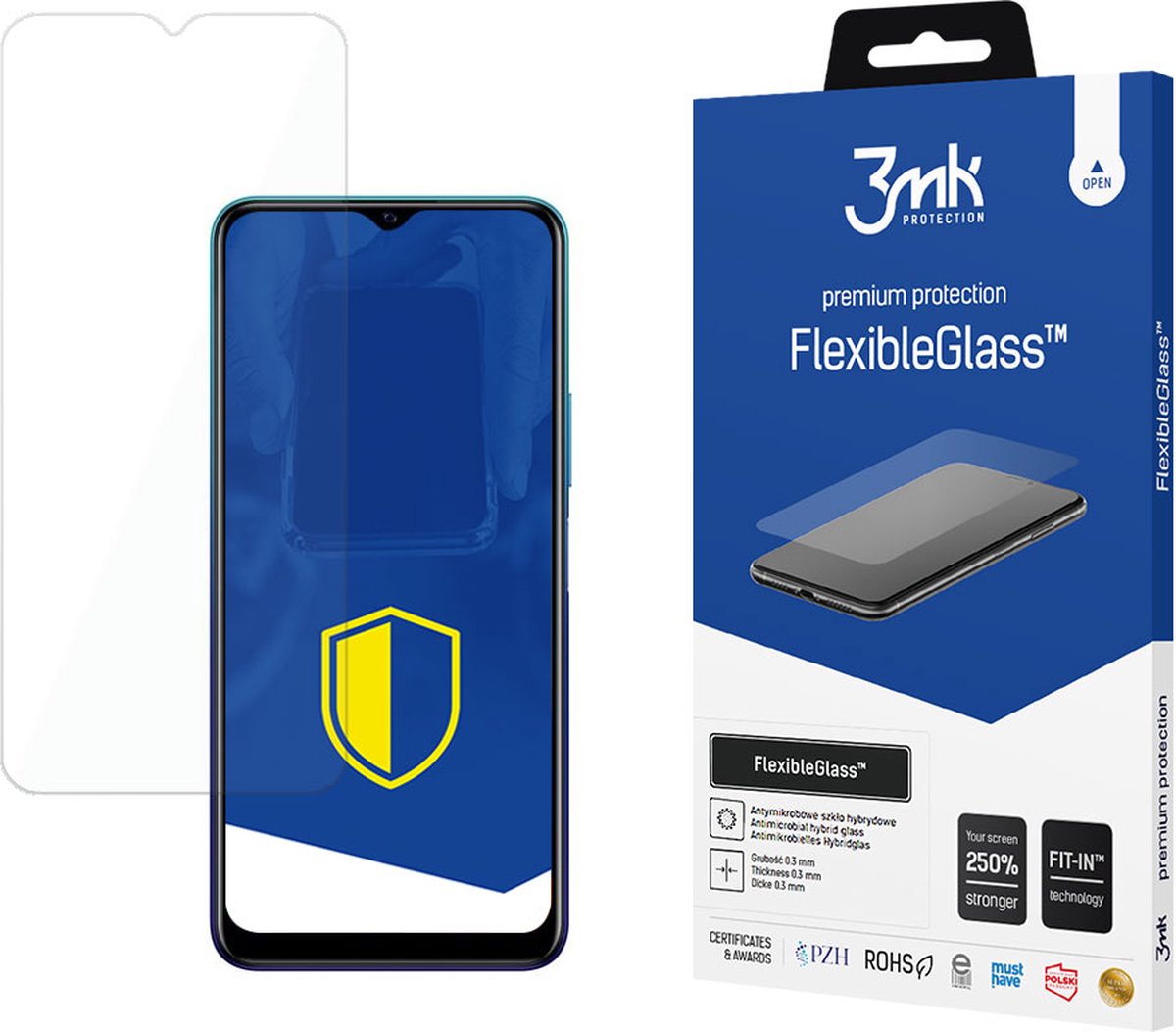 Vivo Y20i - 3mk FlexibleGlass