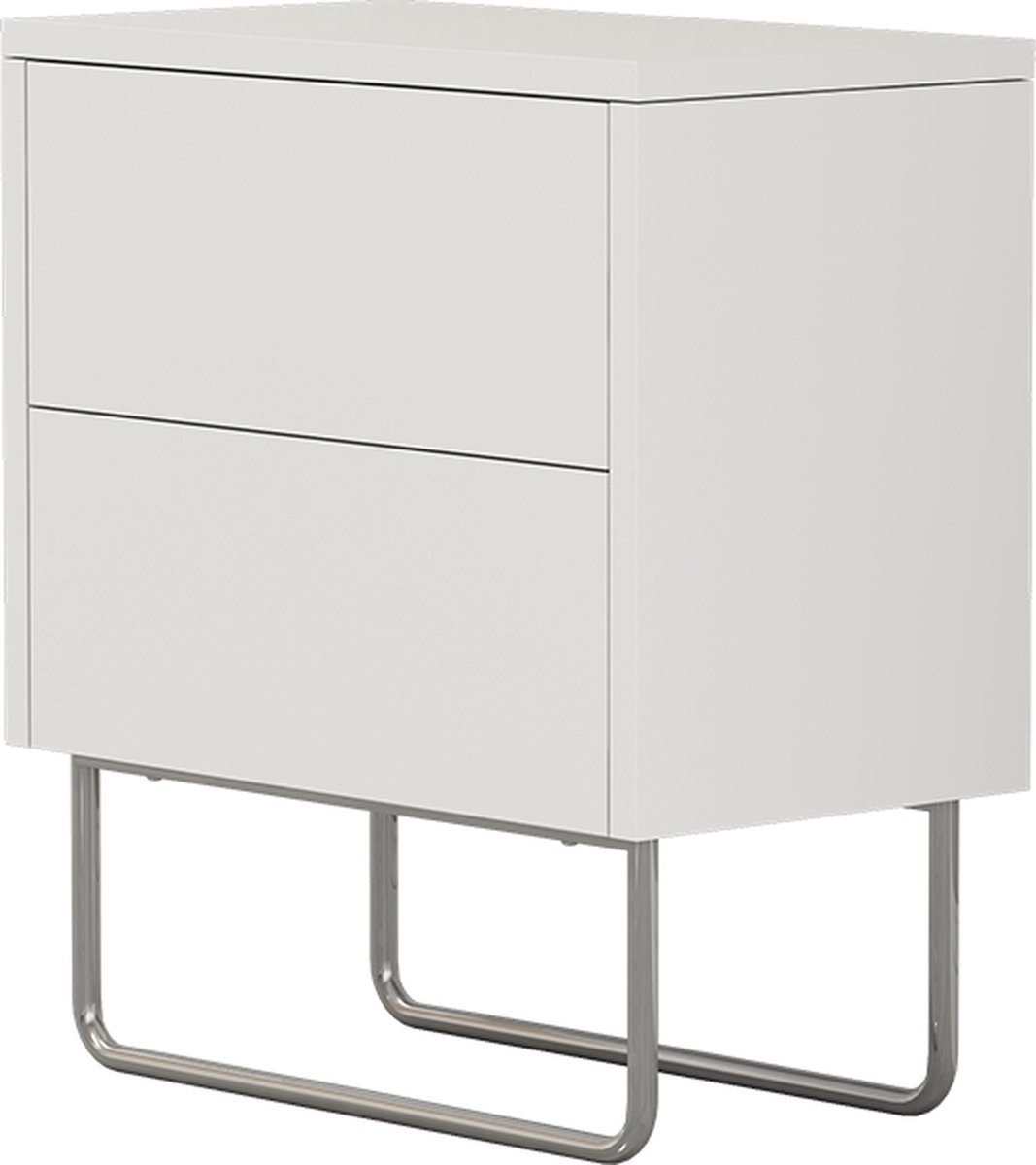 Vicco Calvin Nachtkastje – 45 x 50 cm Wit