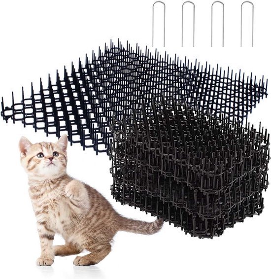 Kattenverjager - Afweer tegen katten - Plastic kattenafweer voor de