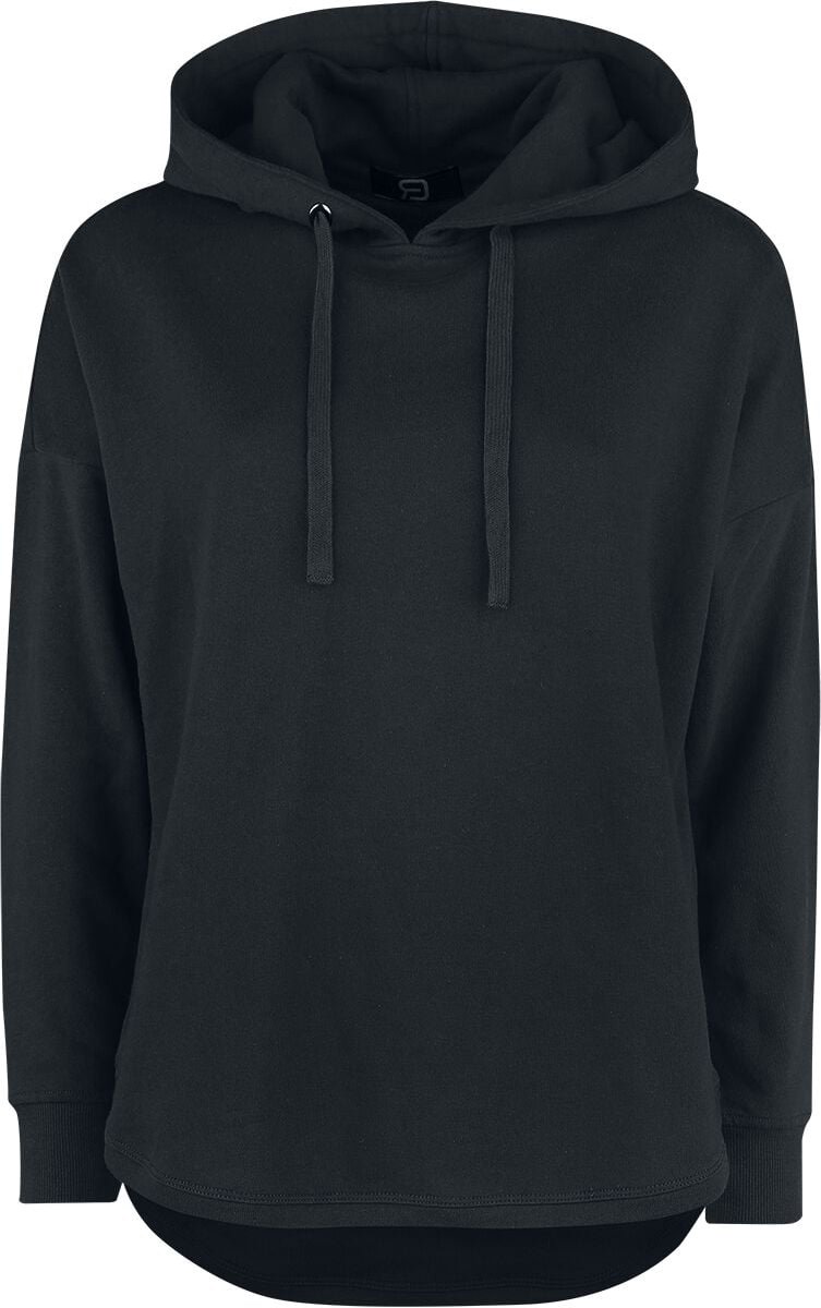 R.E.D. Rock-Engineered Design Zwarte basic trui in oversized look - Dames - 3XL