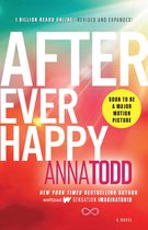 Boekomslag van 'After Ever Happy' met de tekst '1 miljard lezingen online - herzien en uitgebreid!' en 'Binnenkort een grote film'.