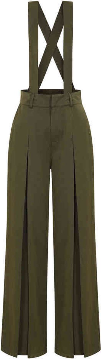Banned - The Classic Wijde broek - S - Groen