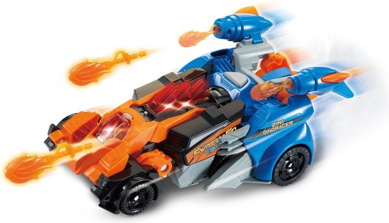 Foto: Vtech switch go dinos 2 in 1 dinoracer kinder speelgoed dinosaurus interactief robot speelfiguur vanaf 4 jaar en ouder