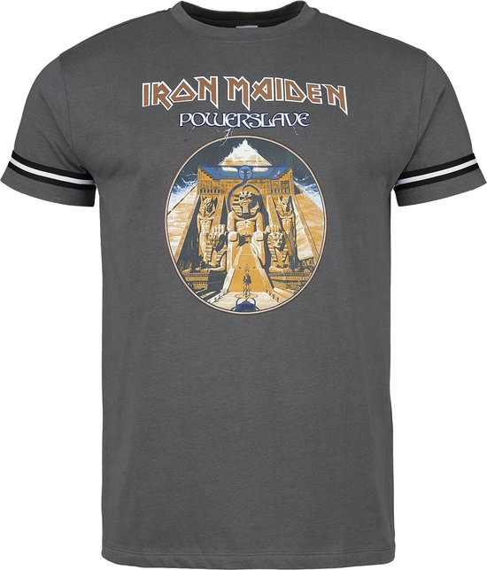 Iron Maiden Powerslave Heren T-shirt - grijs - XXL