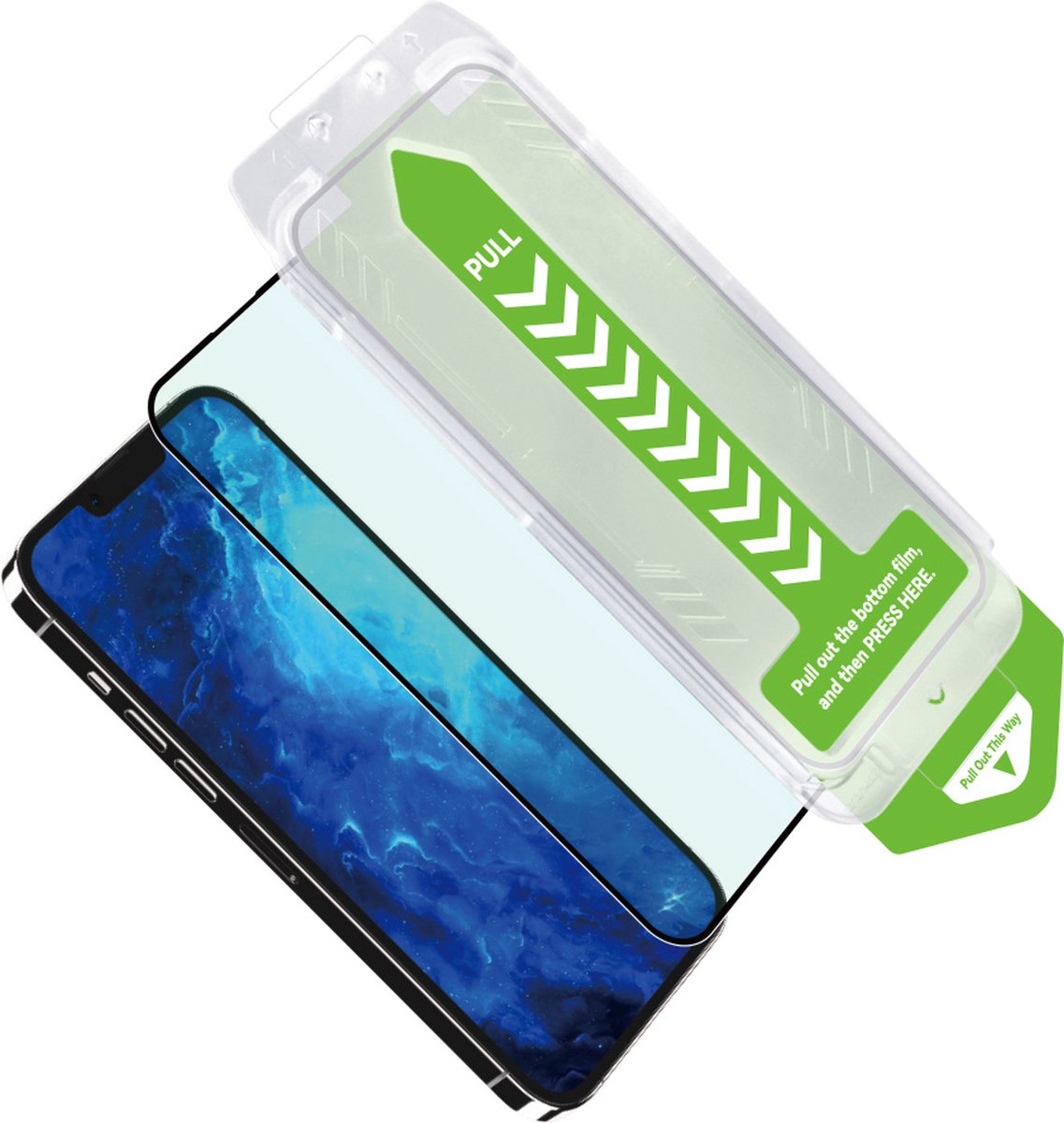Wozinsky Premium Glass Serie - Gehard Glas Bescherming - iPhone 14 Plus - 9H Hardheid - Montageframe