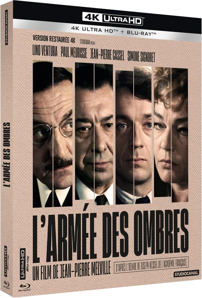 L'Armée des ombres (4K Ultra HD + Blu-ray - Édition limitée) Frans met Engelse ondert.