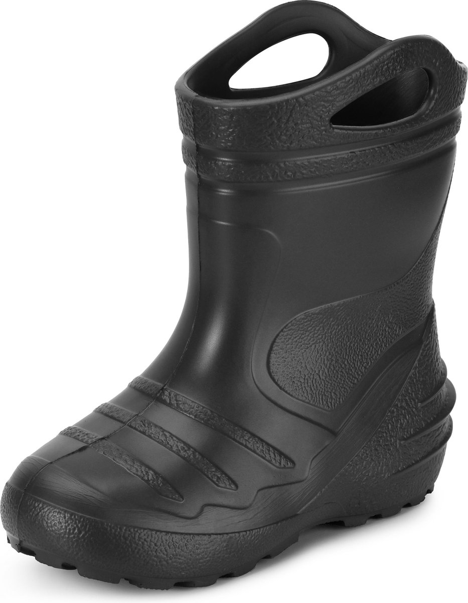 Ladeheid LA-KL-051-Summer Kinderen Regenlaarzen - Rubber Laarzen - EVA - Zwart - 35