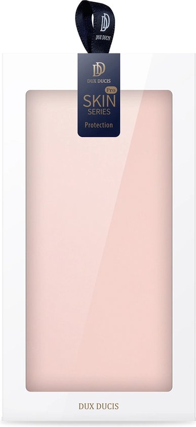 Coque Dux Ducis Skin Pro Series adaptée au Samsung Galaxy A35 | Book Case avec porte-cartes | Porte-monnaie | Standard | Rose