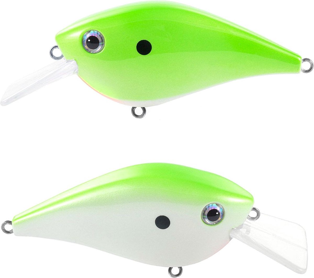 River7 The Dude Two Tone Crankbait | 6.5cm | 15g Green Lightning 6.5cm