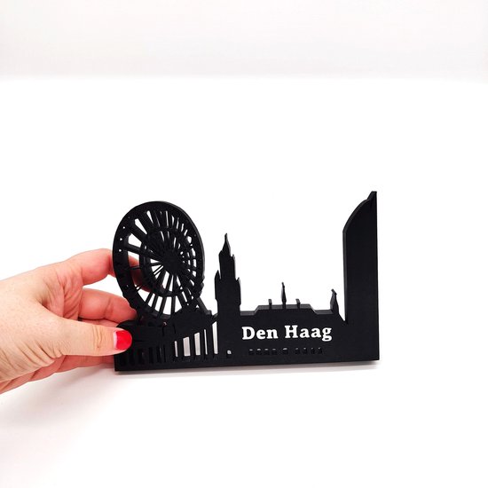Den Haag Skyline – Perfecte Home & Bookshelf Decor - Den Haag Collectible, Nederland Souvenir en Cadeau