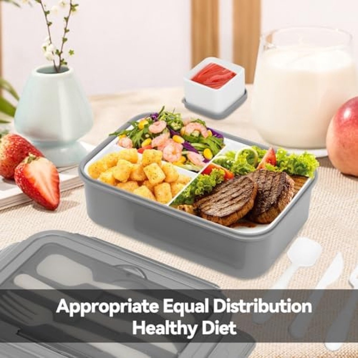 Daelesr Broodtrommel volwassenen 900ml met 3 vakken, Bento lunchbox herbruikbaar, Vesperbox kinderen met bestek, lunchbox broodtrommel Meal Prep Boxes stapelbaar (Roze Daelesr Broodtrommel volwassenen 900ml met 3 vakken, Bento lunchbox herbruikbaar, Vesperbox kinderen met bestek, lunchbox broodtrommel Meal Prep Boxes stapelbaar (Roze