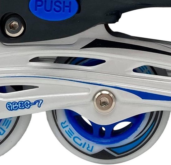 Street Inliner Street Rider inline skates blauw-zwart verstelbaar van maat 39-42 ABEC7 ...