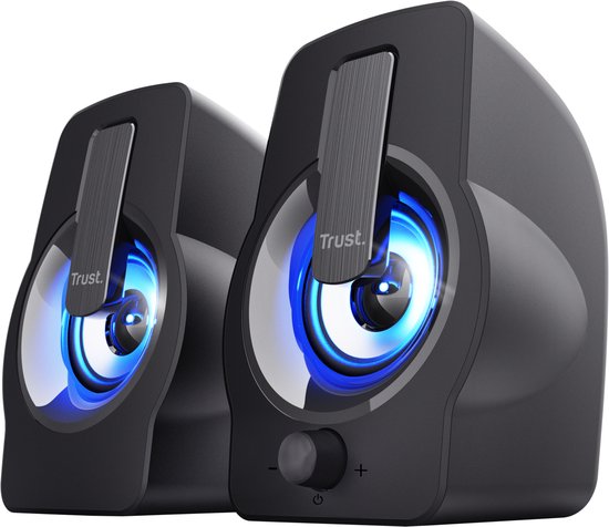 Foto: Trust gemi 2 0 speakerset rgb pc laptop zwart