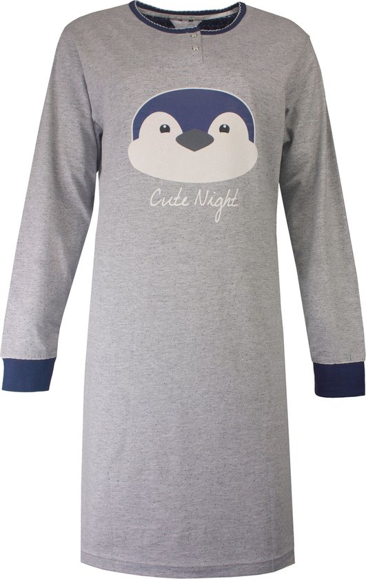 Chemise de Nuit Tenderness Ladies Gris Tailles: XL