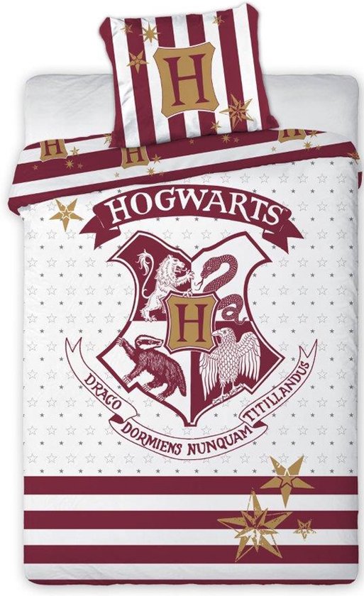 Lenzuola Harry Potter In Cotone - Set 140x200 Cm + Federa 70x90 Cm, Magia E Stile - Foto 2