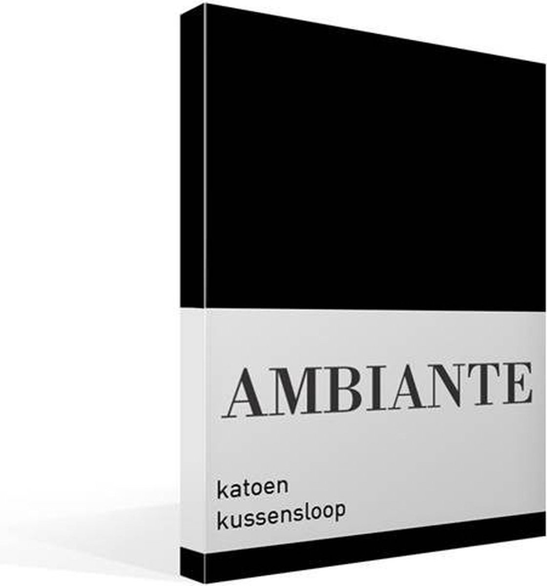 Ambiante Kussensloop - 60x70 cm - Black