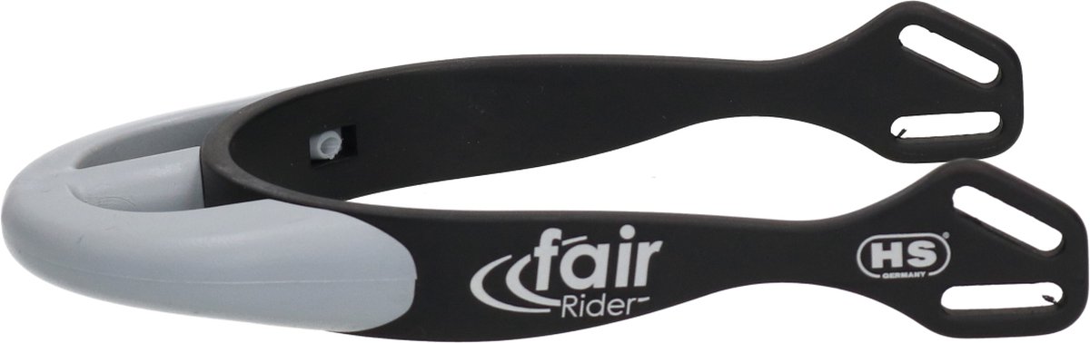 Hs Sprenger Sporen Sprenger Fairrider Half Rond 25mm Zwart-zilver