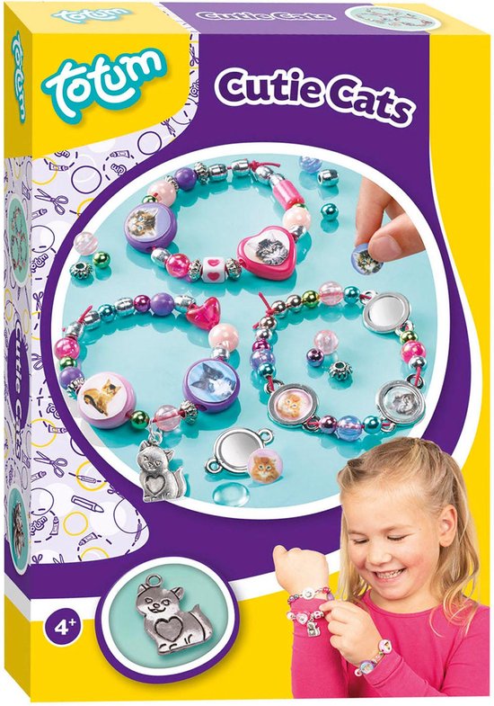 Grafix Sieraden Maken Set - Kralenset | Maak De Mooiste Armbandjes Modepakketten Voor Meisjes Thema Roze Paars Inclusief Zilveren Bedels