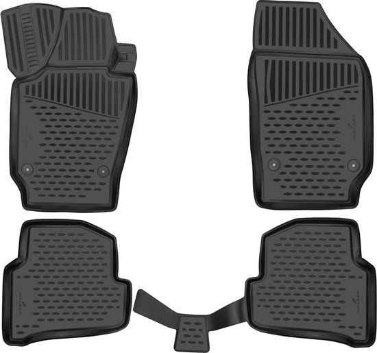Tapis de sol en caoutchouc XTR pour Skoda Fabia III (NJ3)/Fabia III Kombi (NJ5) 2019-aujourd'hui
