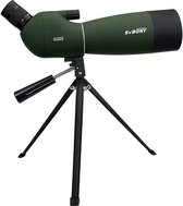 Svbony SV46 Spotting Scope 20-60x80 BaK4 Prism FMC-lens Hoge Spanning Monoculair Telescoop Dubbele Snelheid Focus met Multifunctioneel Statief voor Vogels kijken Schietwedstrijd