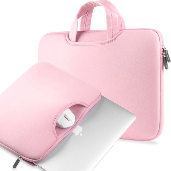 Laptoptas - Laptop 15 - 16 inch - Roze - Airbag