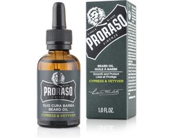 Baard Olie Proraso Cypress & Vetyver (30 ml)