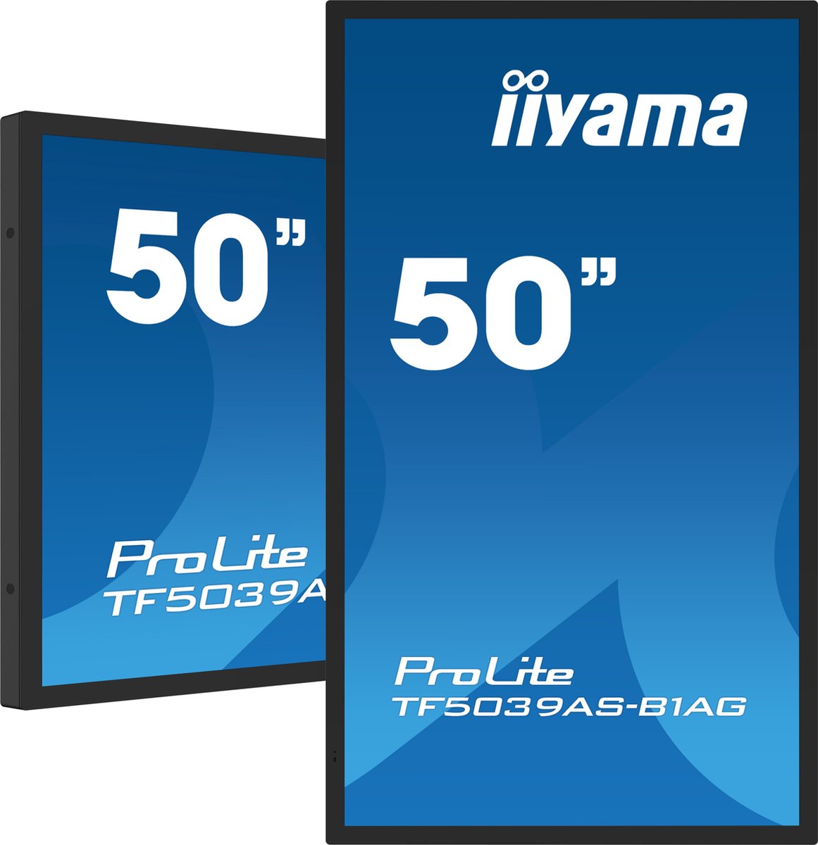 iiyama TF5039AS-B1AG beeldkrant Digitale signage flatscreen 125,7 cm (49.5") LED 500 cd/m² 4K Ultra HD Zwart Touchscreen Type processor Android 24/7