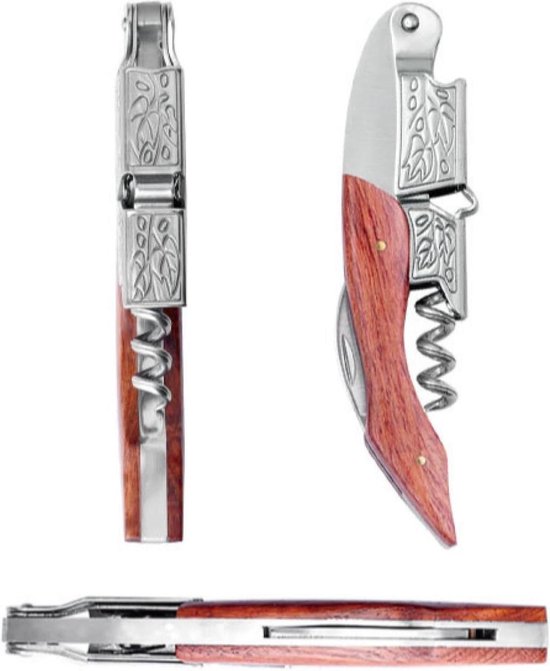 Bedogni Reggio Emilia corkscrew wine and beer bottle opener with magnetic bottle opener and capsule cutter