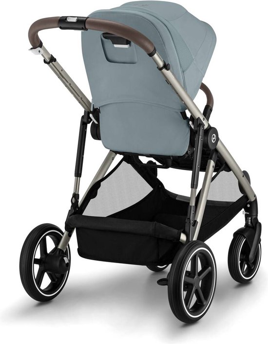 Cybex Gazelle S - Kinderwagen - Stormy Blue - Taupe Frame — afbeelding 3