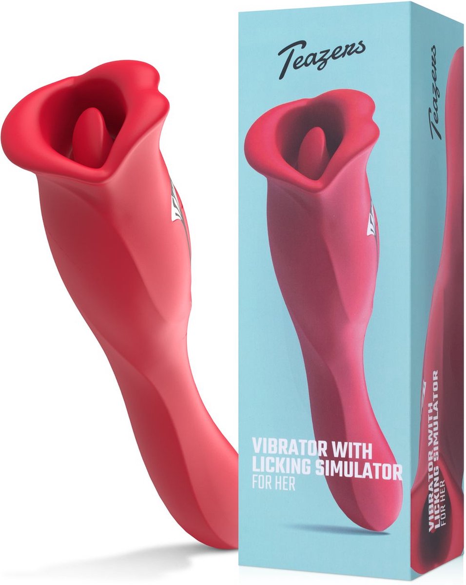 Easytoys Clitoris Vibrator met Likkende Tong The Rose