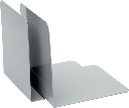 Fermalibri In Metallio Albert - Grigio, 130x140x140 Mm, Set Da 2 - Foto 10