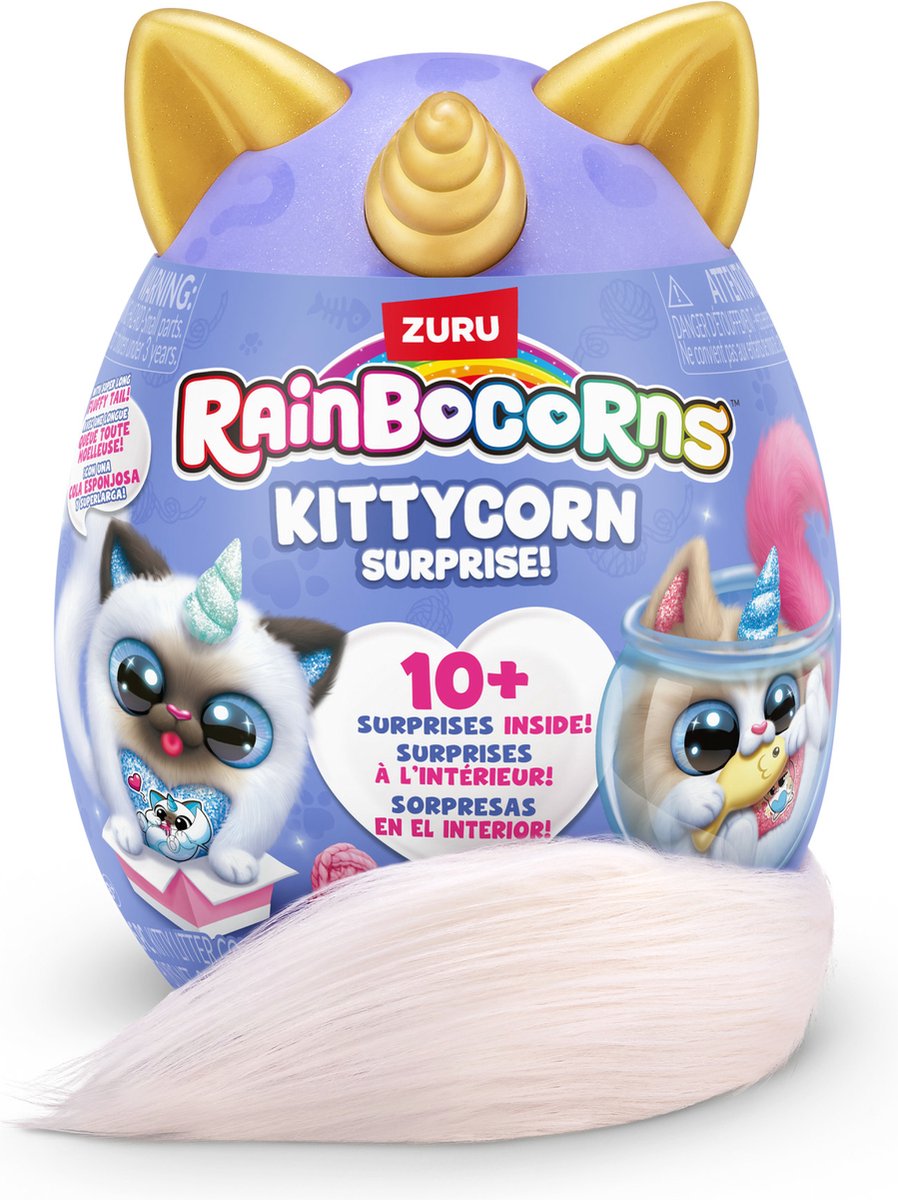 Rainbocorns Kittycorn Surprise Serie 3 - Maine Coon kat van ZURU — cadeau in Spellen & Speelgoed - foto 6