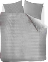 At Home by BeddingHouse Cosy Corduroy dekbedovertrek - Tweepersoons - 200x200/220 - Licht grijs