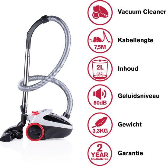 Dirt Devil 2500W Zakloze Stofzuiger | Dagelijkse koopjes en internet