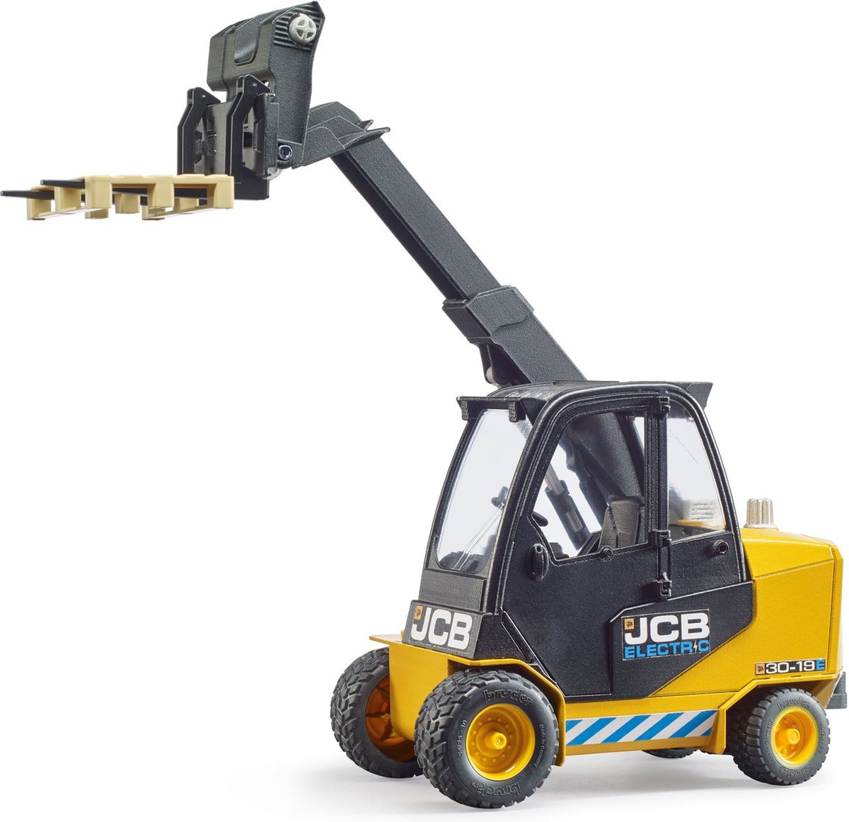 Bruder JCB Vorkheftruck met pallet - schaalmodel thumbnail 5