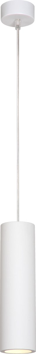 Lucide GIPSY - Hanglamp - Ø 7 cm - 1xGU10 - Wit - Japandi