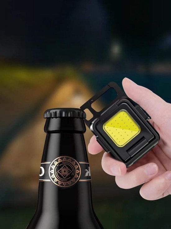 KeyUnity KM01 Titanio EDC Llavero Clip con abrebotellas, Mosquetón de
