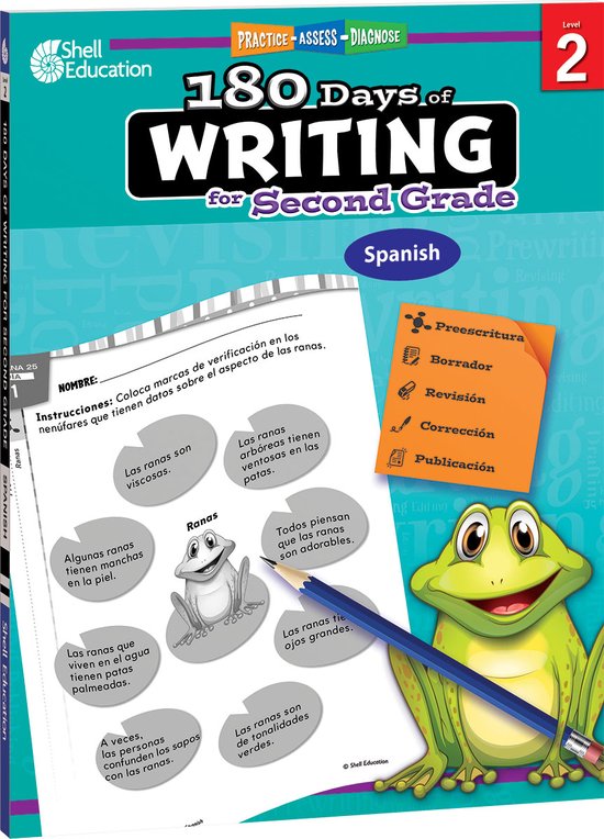 180 Days of Practice- 180 Days™: Writing for Second Grade - cover