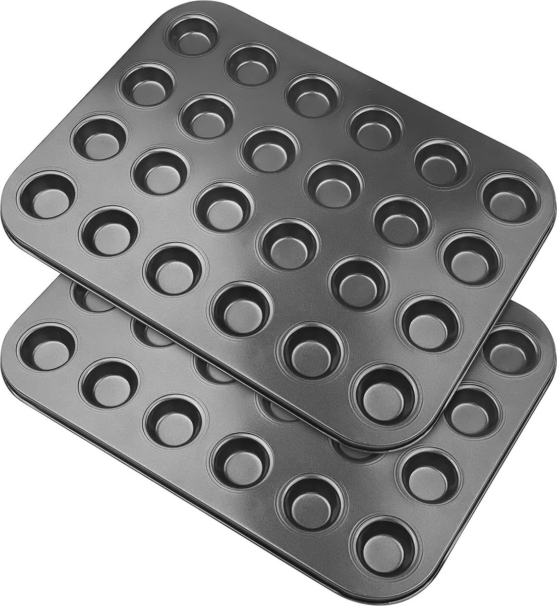 Muffin- en Minicake Bakvormen Set van 2 voor 48 Stuks