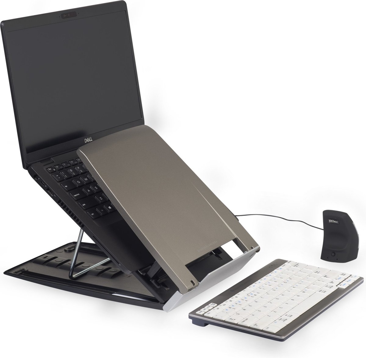 BakkerElkhuizen Ergo-Q 330 - Laptopstandaard - Zilver