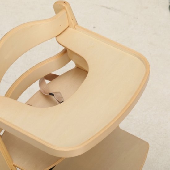 Chaise de culture en bois Buxibo - Enfant avec plateau - Chaise haute réglable pour Comfort et - Design avec coussin 48-58-80 cm Bois