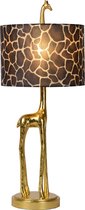 Lucide EXTRAVAGANZA MISS TALL - Tafellamp - Ø 25 cm - 1xE27 - Mat Goud / Messing