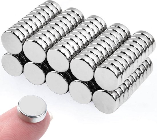 Omicube - N35 Neodym Ronde Magneten (100 Stuks) | 5x1mm Supersterke Ronde Magneten | Te Omicube - N35 Neodym Ronde Magneten (100 Stuks) | 5x1mm Supersterke Ronde Magneten | Te