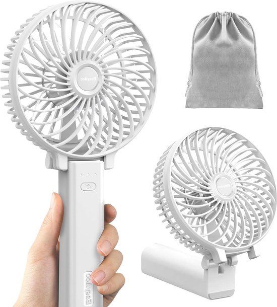 GLEAVI 6 Stuks Opvouwbare Ronde Compacte Opvouwbare Handventilator