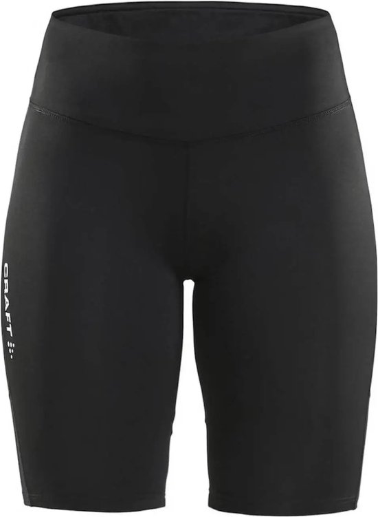 Zwarte Craft sporttight met wit logo op de zijkant.