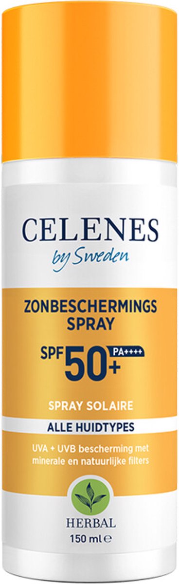 Goedkoopste Celenes by Sweden Organic Zonnespray SPF50 - Zonnebescherming - Alle Huidtypen - 150ml