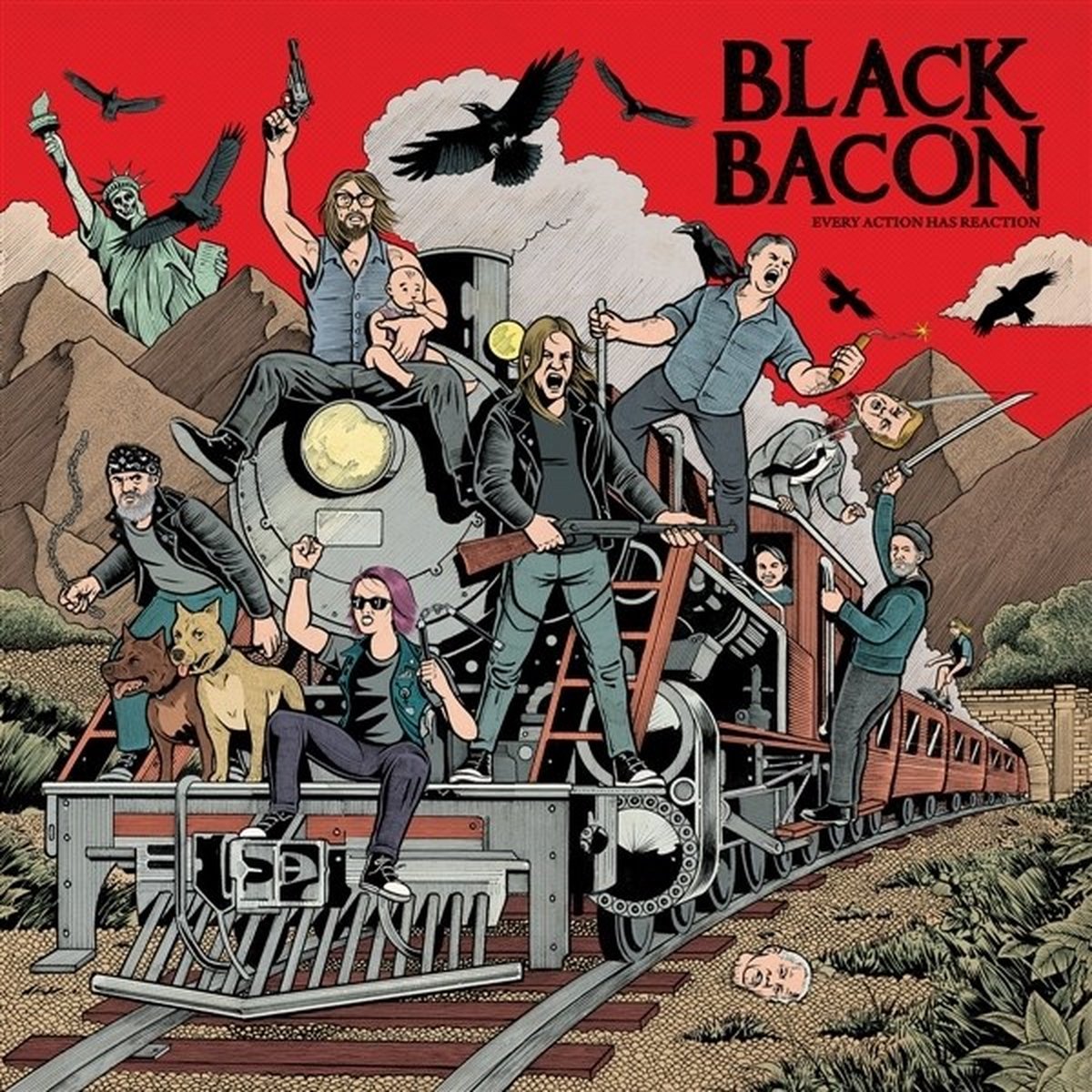 Black Bacon - Every Action Has Reaction (CD) (Coloured Vinyl)