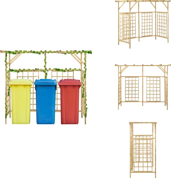 VidaXL pergola geïmpregneerd 294x294x220cm