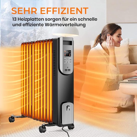 Olieradiator - Kachel - 2500W Heater - Wit bestellen
